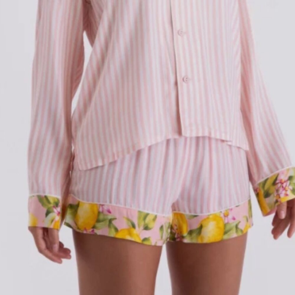 Pj Salvage In Full Bloom Pajama SHORTS ONLY Size MEDIUM